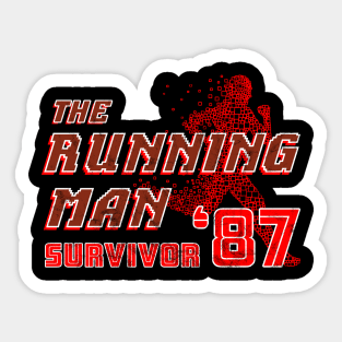 The Running Man Survivor 87 Sticker